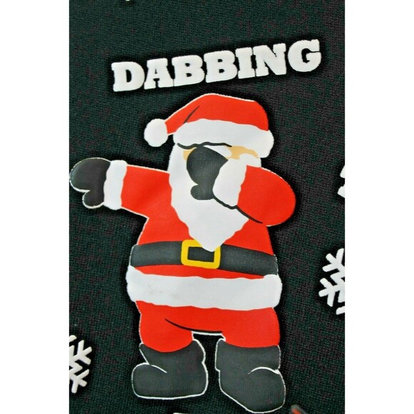 Mad Engine NWT Ugly Christmas Sweater Dabbing Santa Snowman Reindeer Mens 2XL - Picture 5 of 9